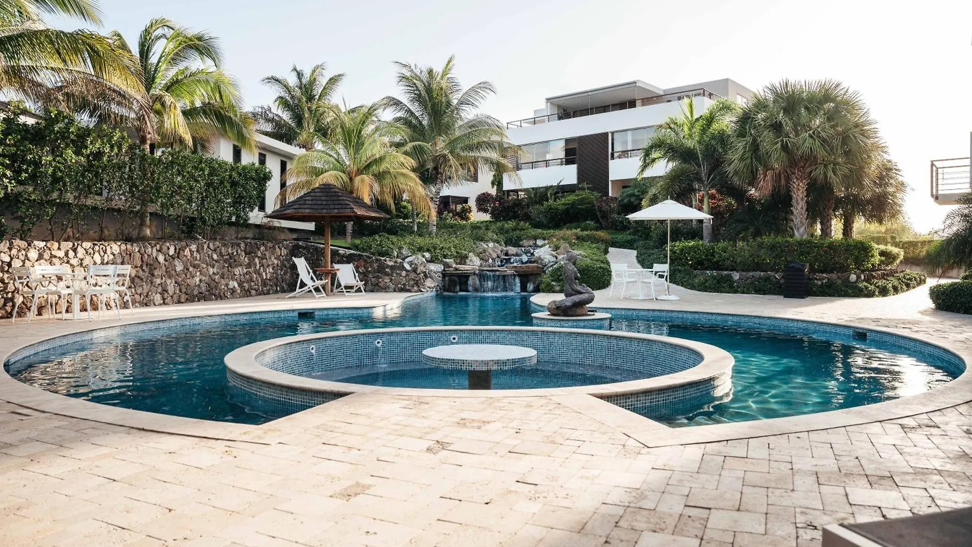 公寓 2Br Lxry Jansofat Tropic Oasis Apt & Pool 威廉斯塔德